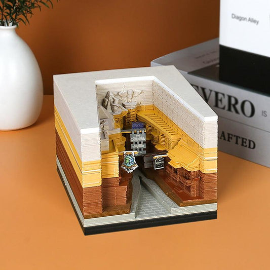 Creative Gift Paper Carved Model 3D Memo - Avaz Store
