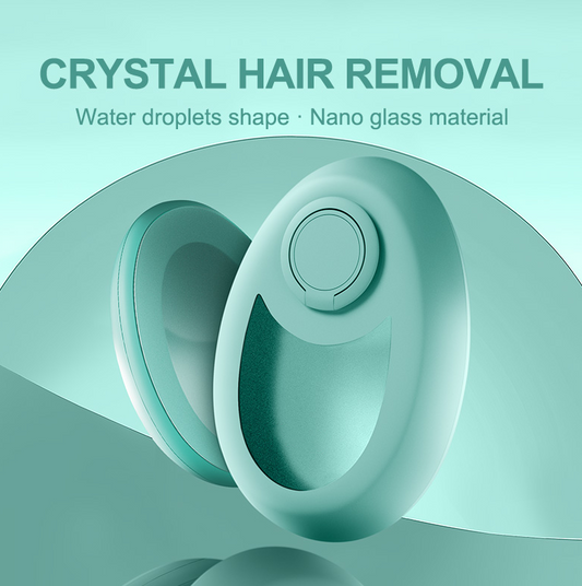 Crystal Smooth: Advanced Hair Removal Tool for Men and Women - Painless Exfoliation for Legs, Back, and Arms