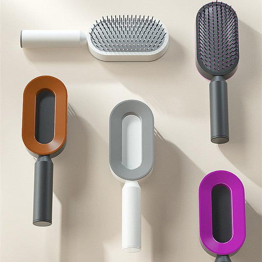 Self Cleaning Hair Brush For Women - Avaz Store