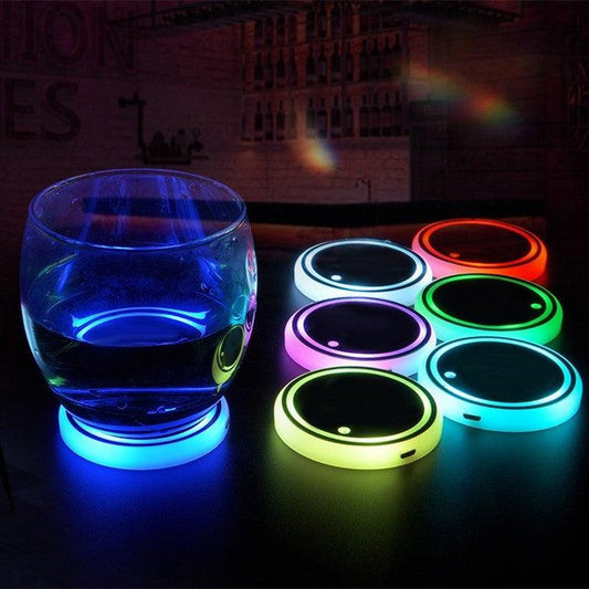 Colorful USB Cup Holder LED Ambient Light For Car - Avaz Store