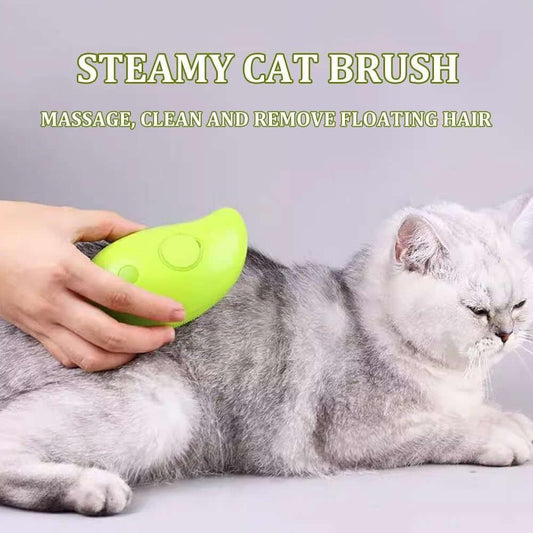 3 In 1 Steam Brush for Dogs And Cats - Avaz Store